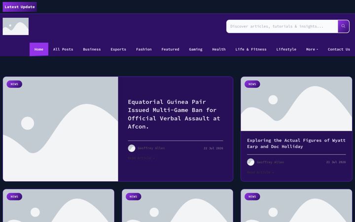 Screenshot of grandvipdaily.com