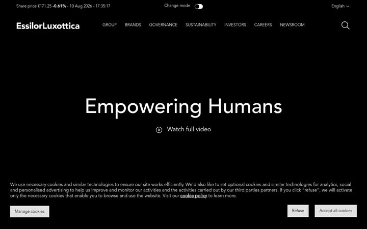 Screenshot of grandvision.com