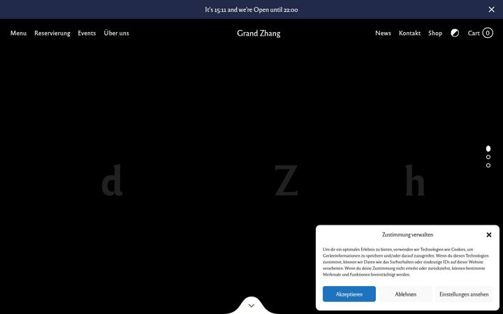 Screenshot of grandzhang.de