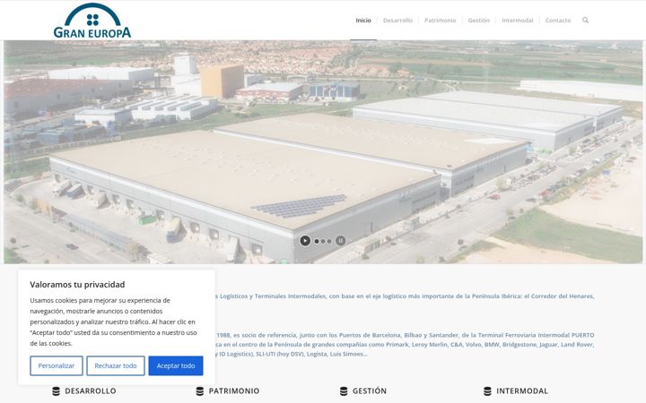 Screenshot of graneuropa.com
