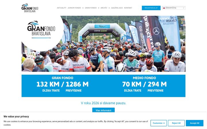 Screenshot of granfondobratislava.sk