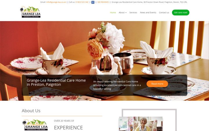 Screenshot of grange-lea.co.uk