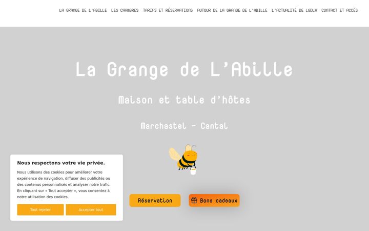 Screenshot of grangedelabille.fr