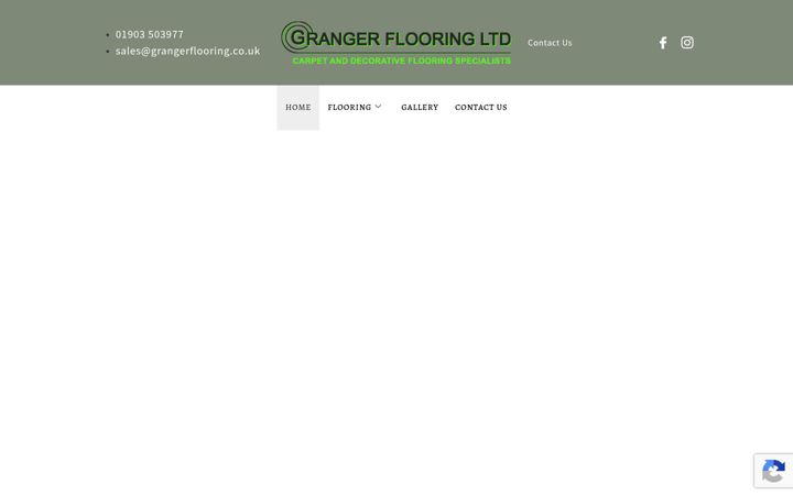 Screenshot of grangerflooring.co.uk