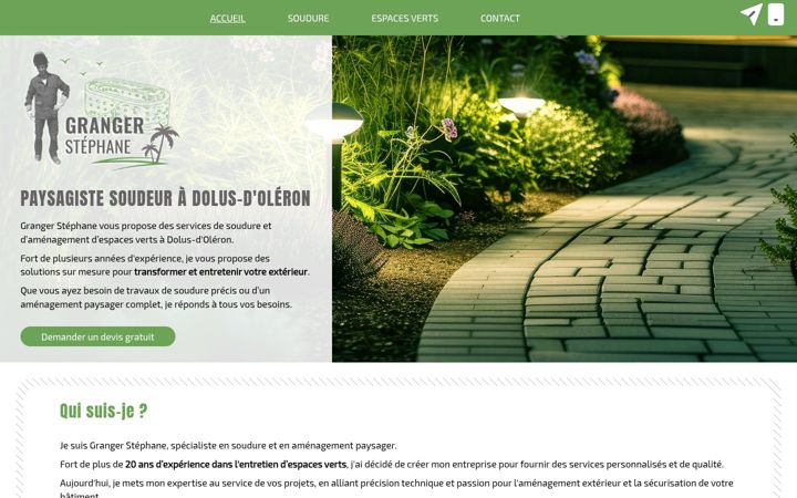 Screenshot of grangerstephane.fr