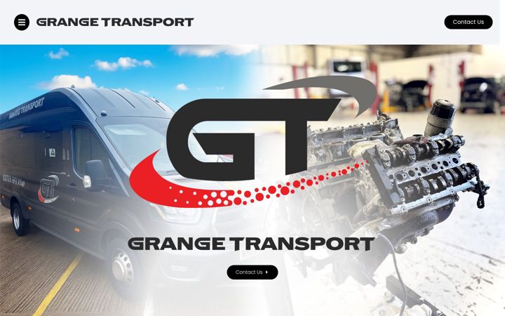 Screenshot of grangetransport.com