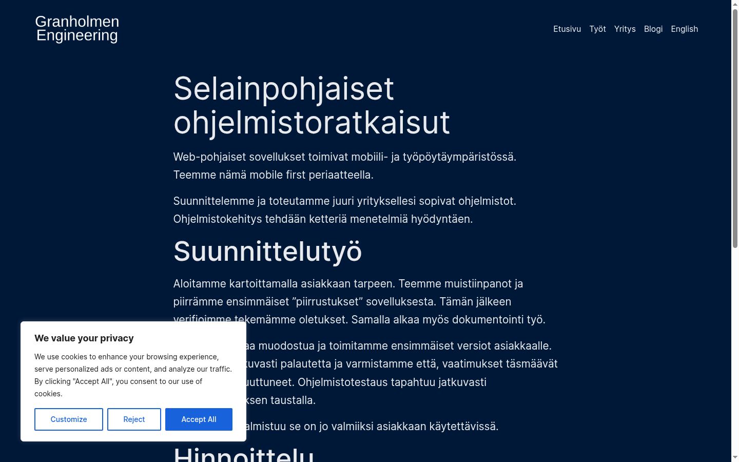 Skjámynd af samþykkisborðanum eins og hann birtist áður en nokkur samskipti fóru fram
