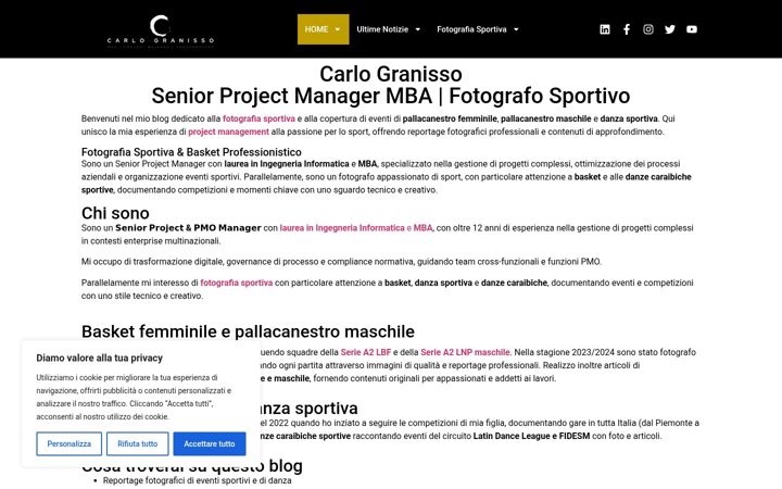 Screenshot of granisso.it