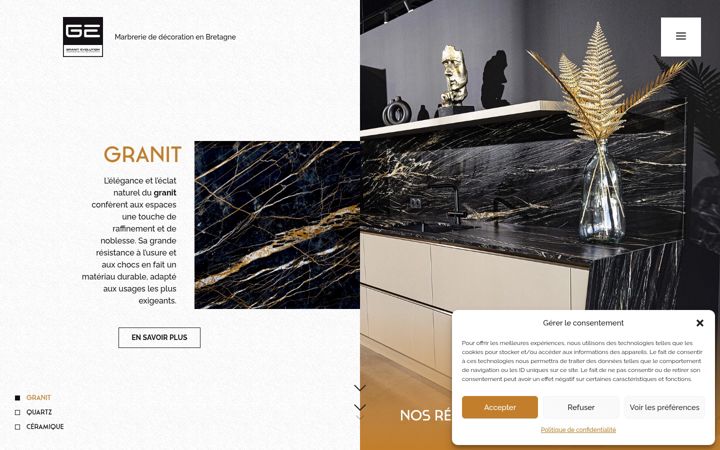 Screenshot of granit-evolution.com