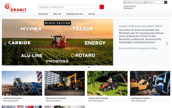 Screenshot of granit-parts.at