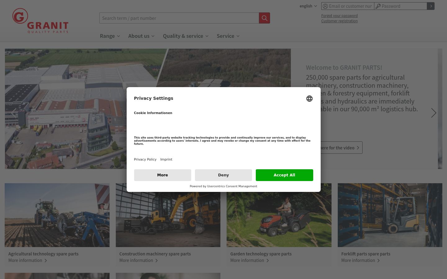 Ekraanipilt nõusolekubännerist, mida näidati enne mis tahes suhtlust