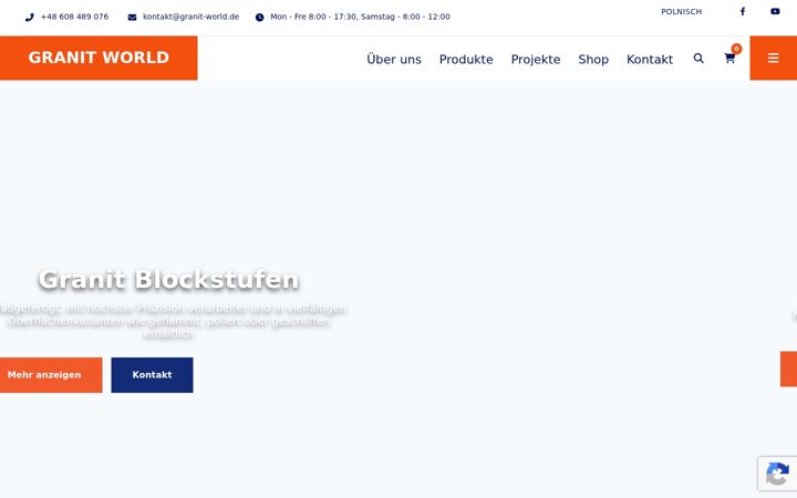 Screenshot of granit-world.de