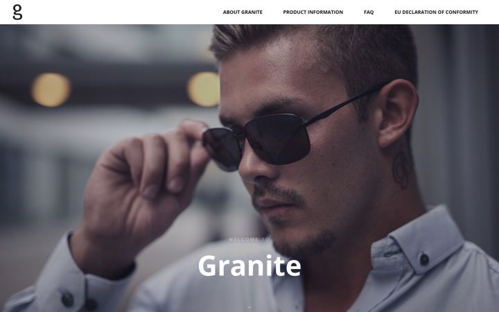 Screenshot of granite.se