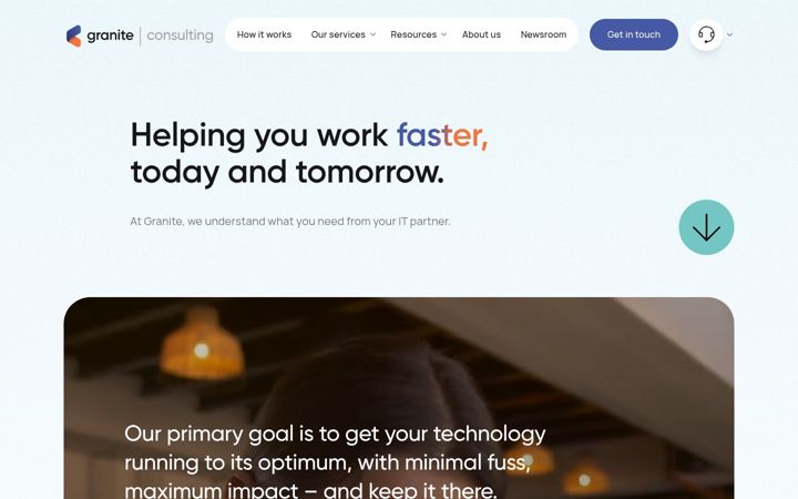 Screenshot of graniteconsulting.com