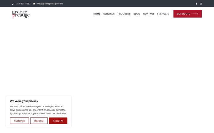 Screenshot of graniteprestige.com