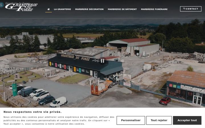 Screenshot of graniterieduforez.fr