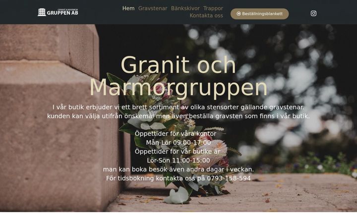 Screenshot of granitgruppen.se