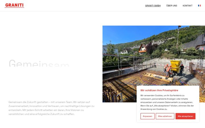 Screenshot of granitigmbh.ch