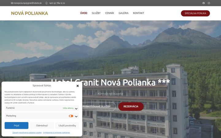 Screenshot of granitpolianka.sk