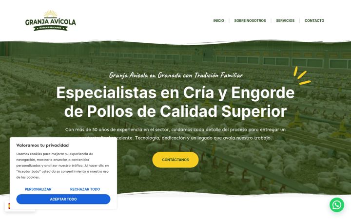 Screenshot of granjaavicolarubenespigares.es