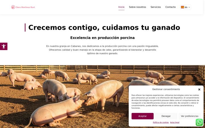 Screenshot of granjacabanes.com