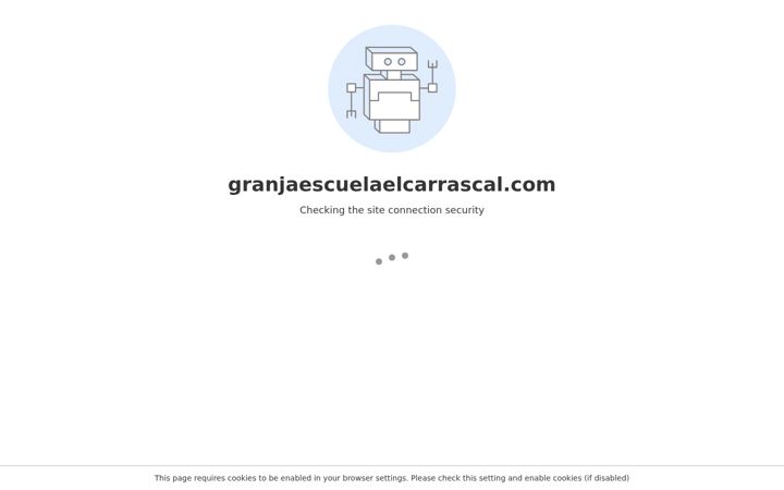 Screenshot of granjaescuelaelcarrascal.com