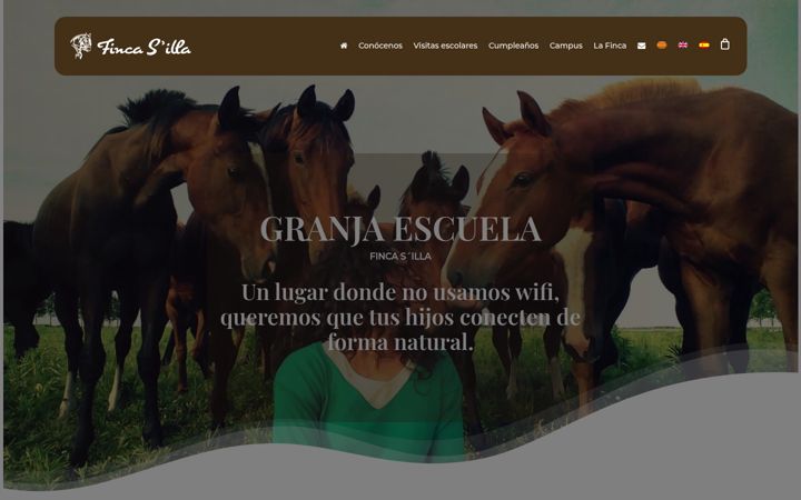Screenshot of granjaescuelamallorca.com