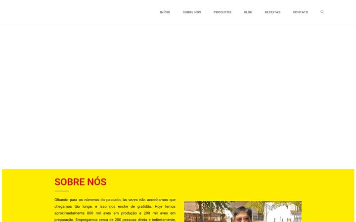 Screenshot of granjakakimoto.com.br