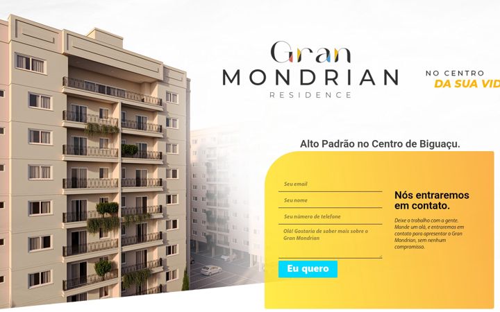 Screenshot of granmondrian.com.br
