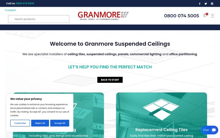 Screenshot of granmore.com