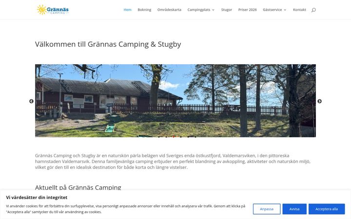 Screenshot of grannascamping.com