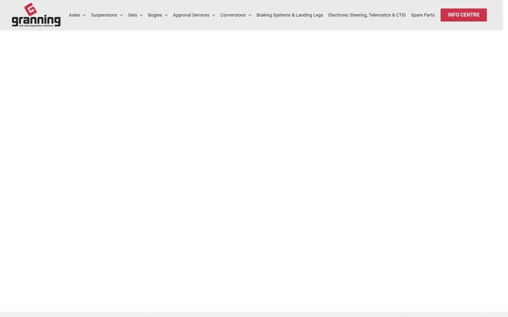 Screenshot of granningaxles.ie