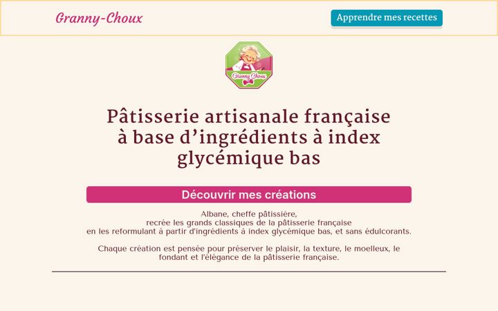 Screenshot of granny-choux.com