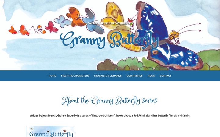 Screenshot of grannybutterfly.co.uk