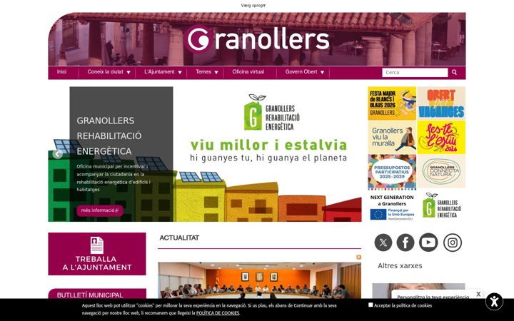 Screenshot of granollers.cat