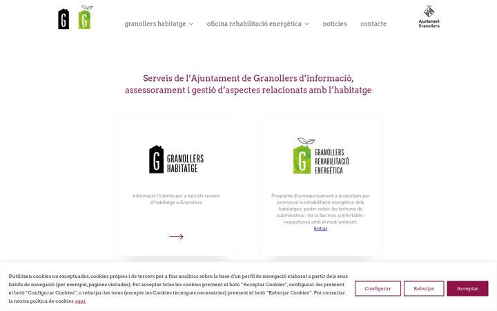 Screenshot of granollershabitatge.cat