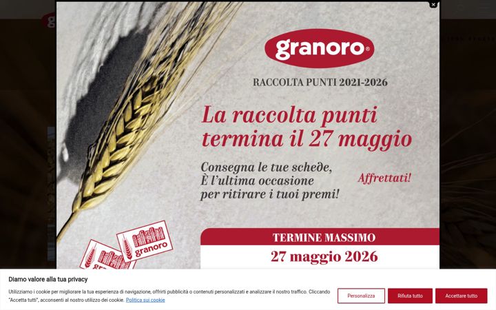 Screenshot of granoro.it