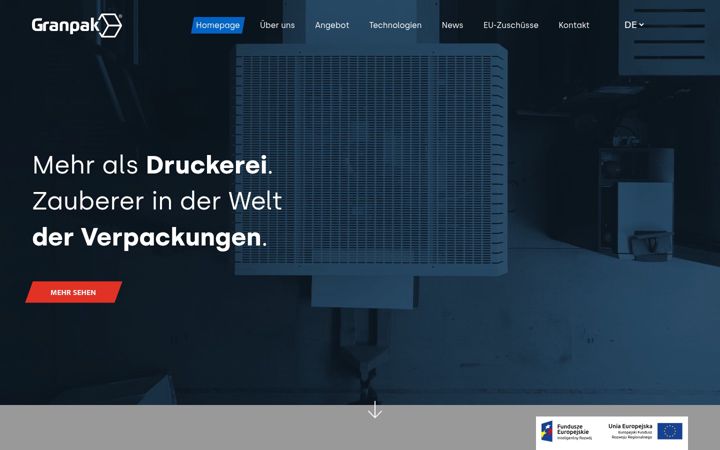 Screenshot of granpak.de