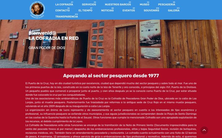 Screenshot of granpoderdedios.es