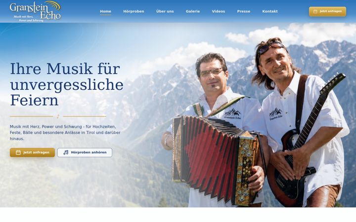 Screenshot of gransteinecho.at