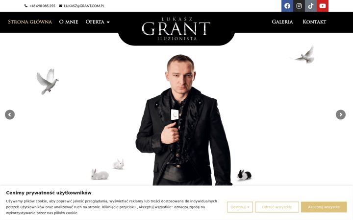 Screenshot of grant.com.pl