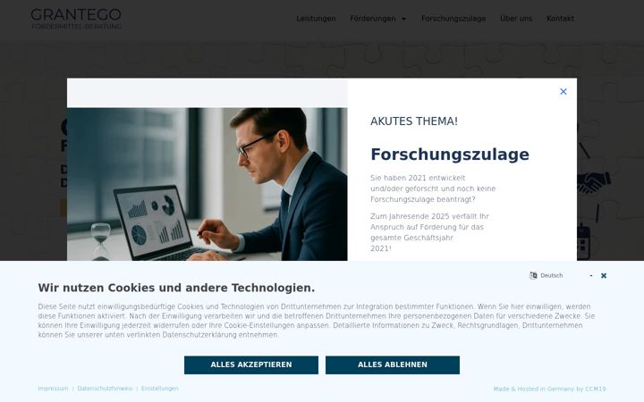 Screenshot of grantego.de