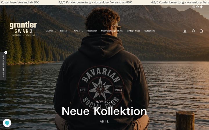 Screenshot of grantlergwand.de