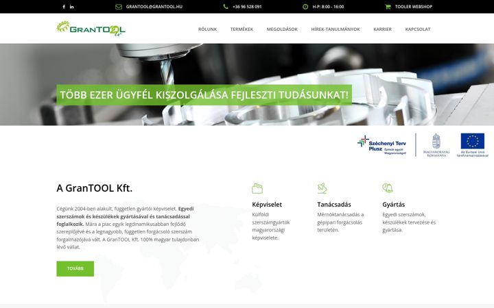 Screenshot of grantool.hu
