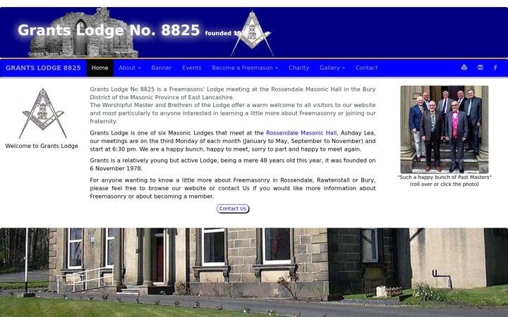 Screenshot of grantslodge.org.uk
