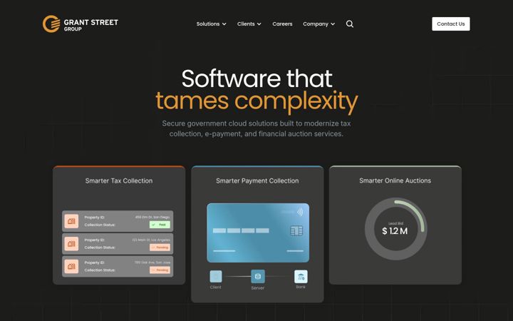 Screenshot of grantstreet.com