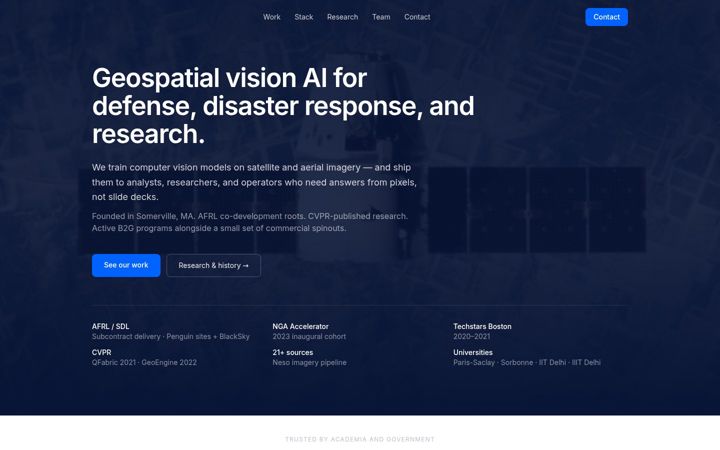 Screenshot of granular.ai