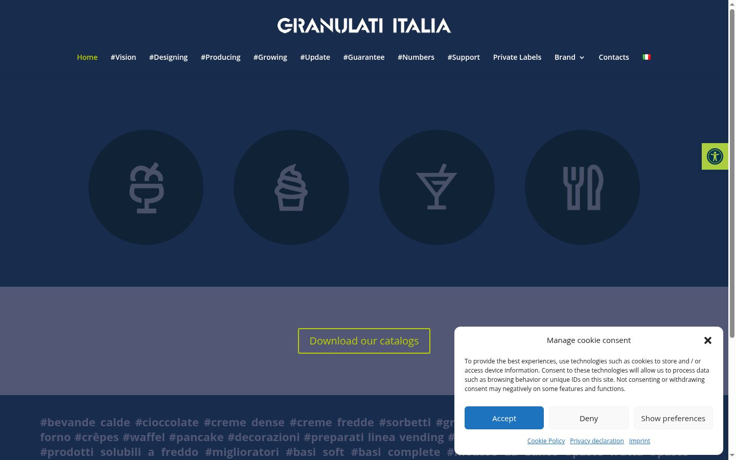 Screenshot tal-banner tal-kunsens muri qabel kwalunkwe interazzjoni