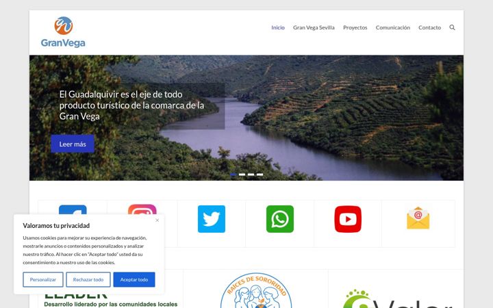 Screenshot of granvega.es