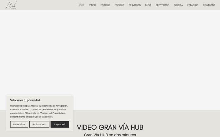 Screenshot of granviahub.com